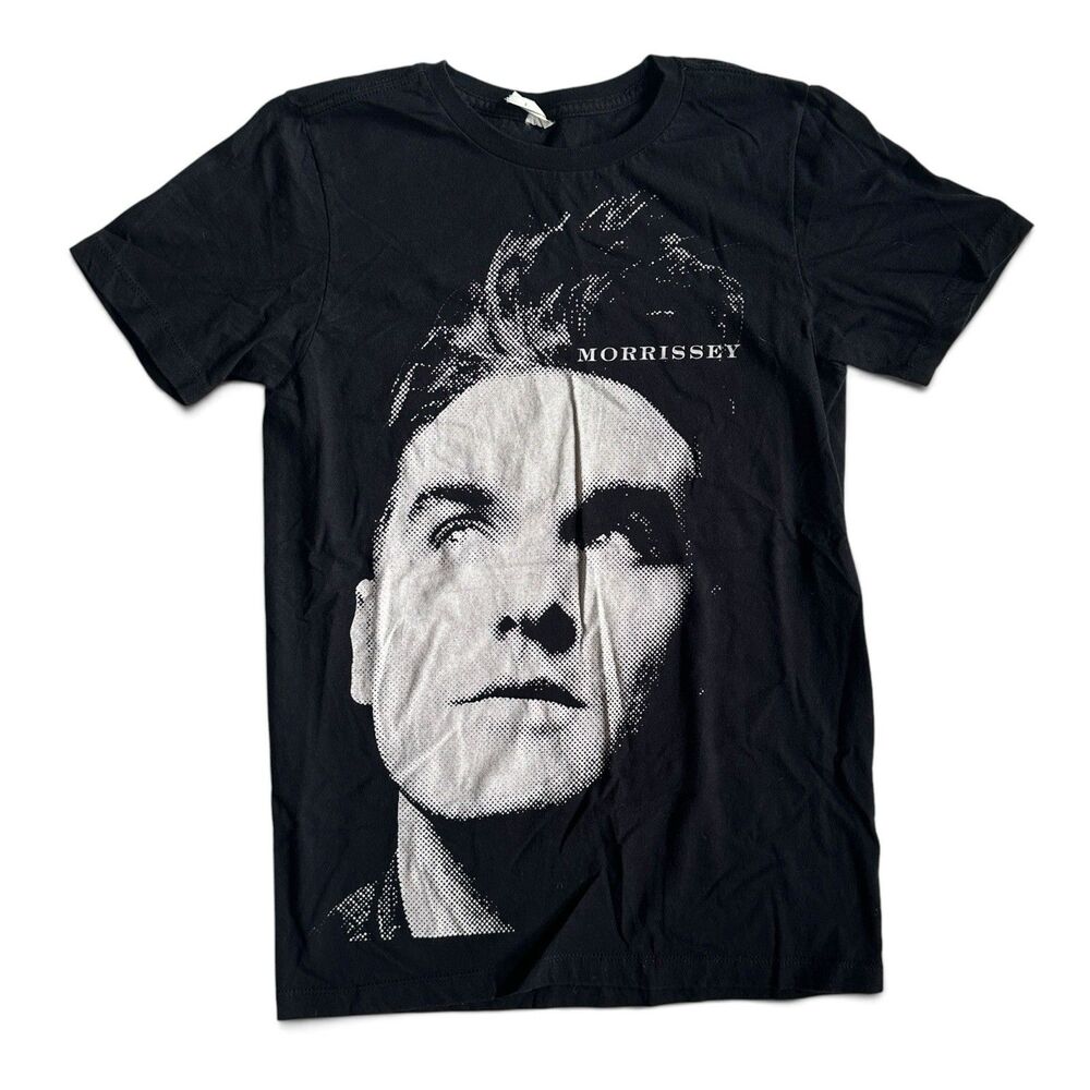 True Vintage Morrissey Big Head T-Shirt, THE SMITHS, S/M, USA, Halftone, Merch